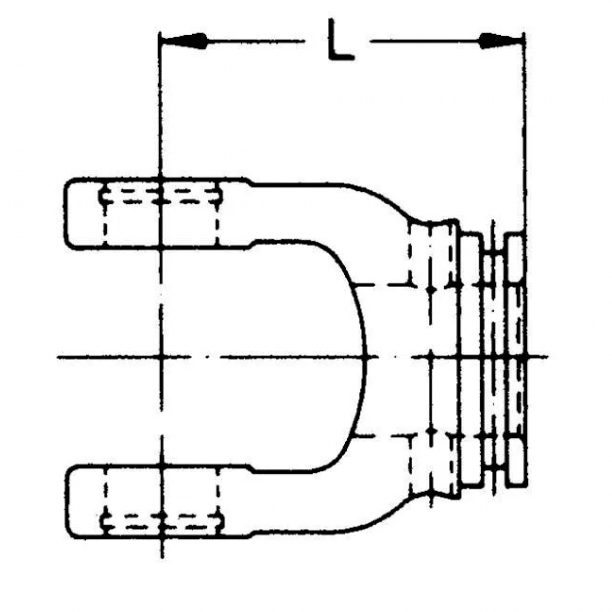 GK/361421 Vidlica na profilovú rúrku S5