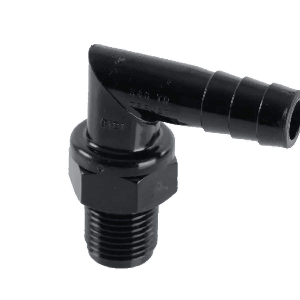 GK/8121NYB406TD Uhlové koleno hrdlo 3/8"-11/16 vonk.z.