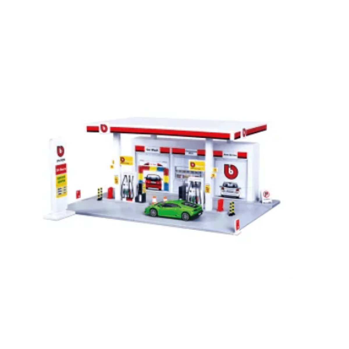 GK/BB1830404 Čerpacia stanica s 1 autíčkom