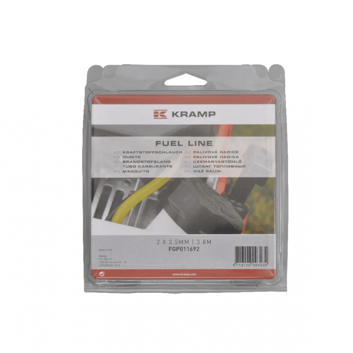 GK/FGP011692 Palivová hadica 2x3,5mm 3,8m