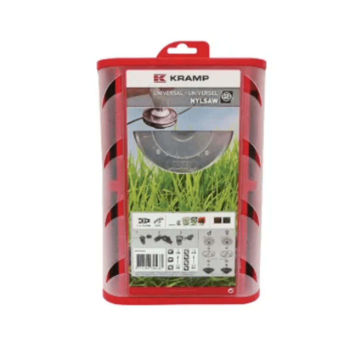 GK/FGP015060KR Hliník.žacia hlava s 2 lankami