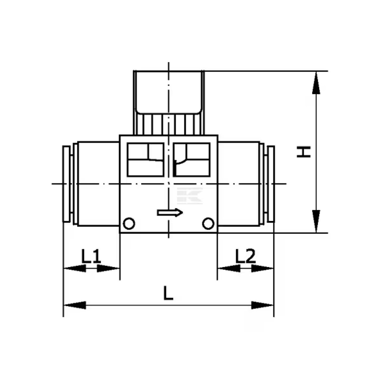 GK/ISV8 Zabudovaný uzatvárací ventil