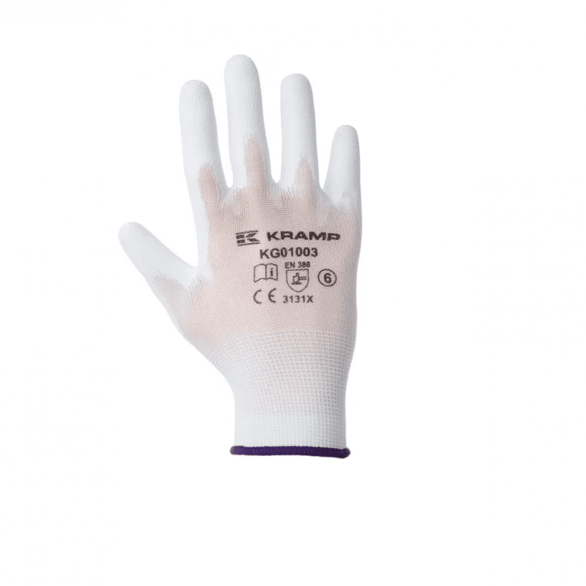 GK/KG0100307 Rukavice 1.001, biele 7/S