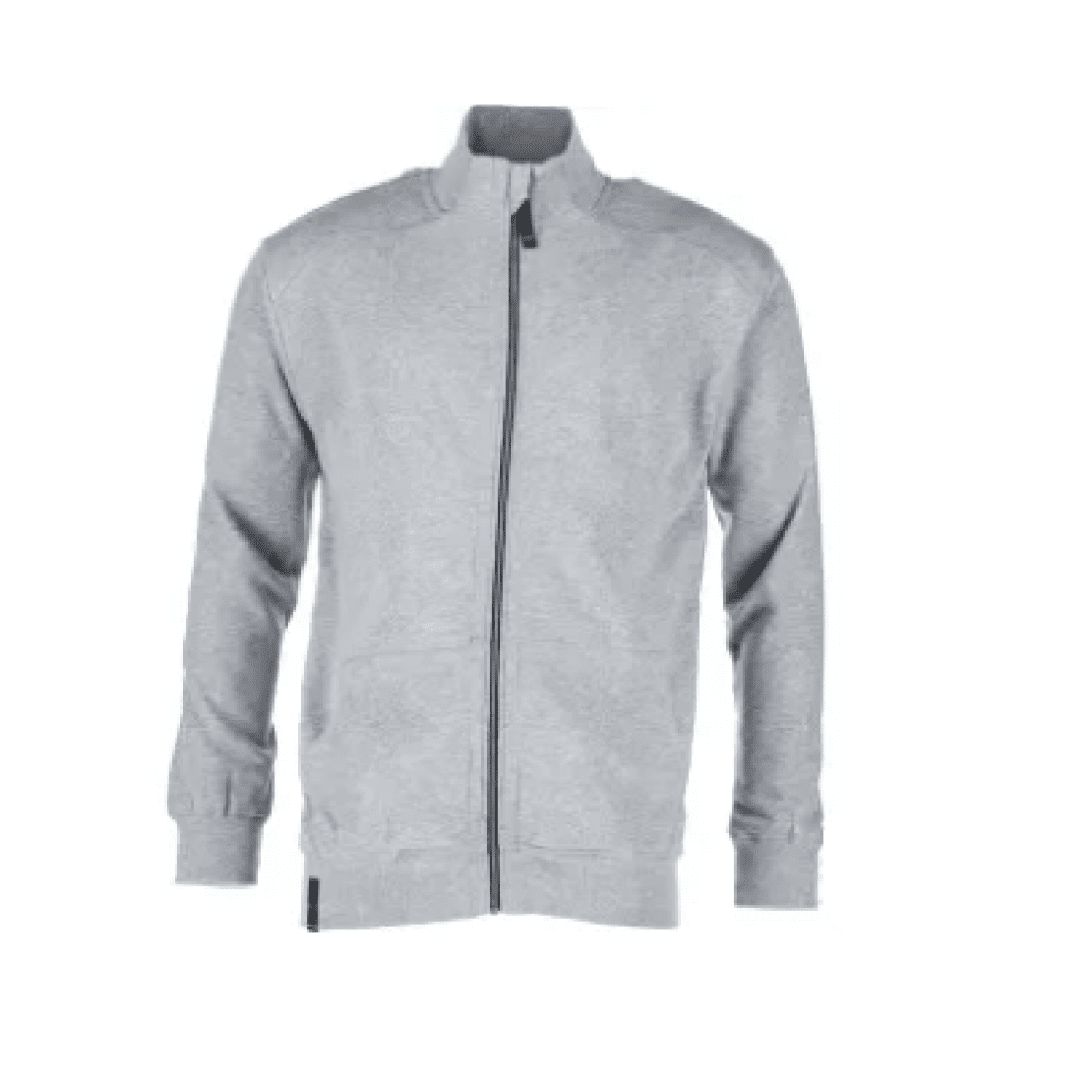 GK/KW207681066060 Mikina so zipsom, sivá, veľkosť 2XL, Kramp