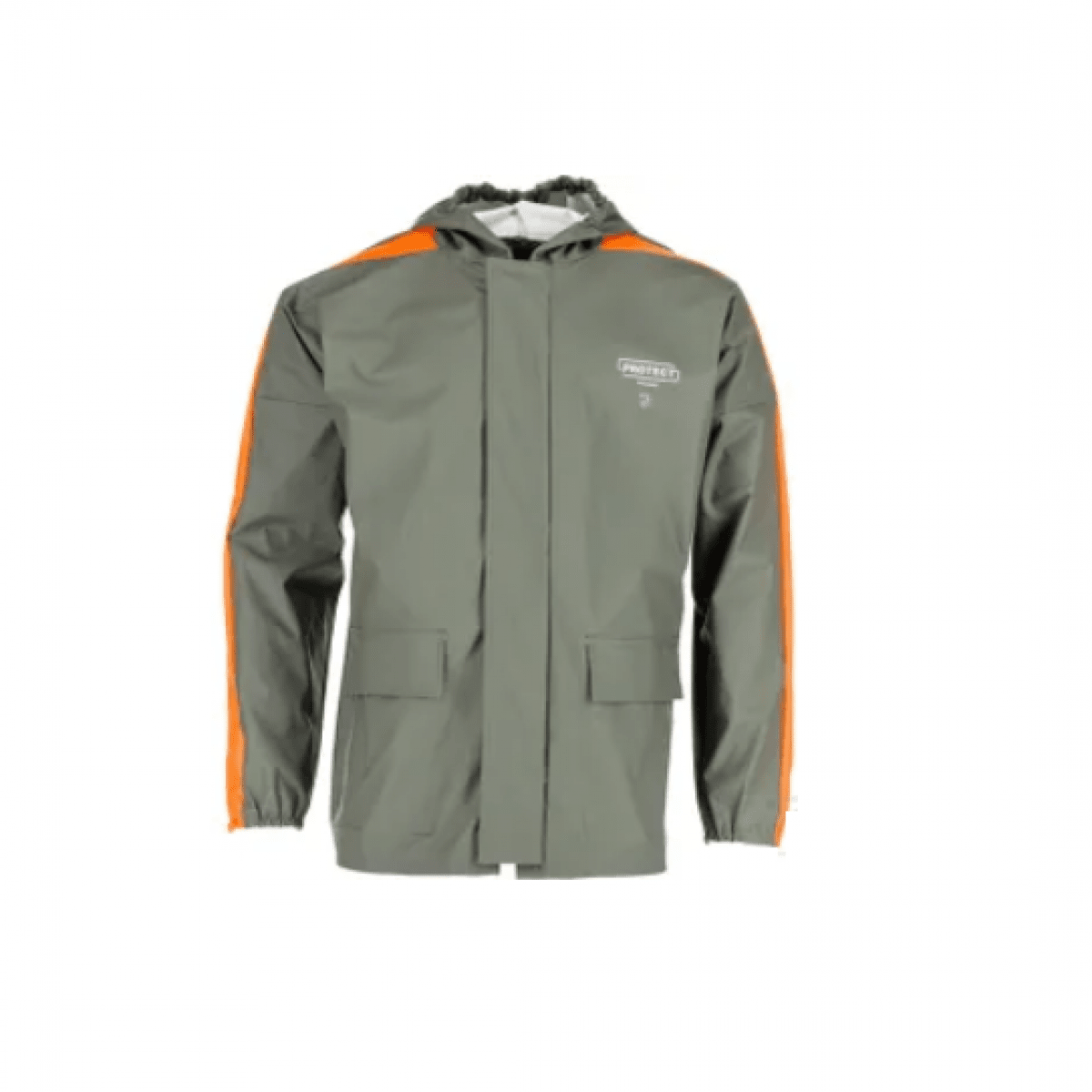 GK/KW3184025060 Nepremokavá bunda, zelená/oranžová, veľkosť 2XL