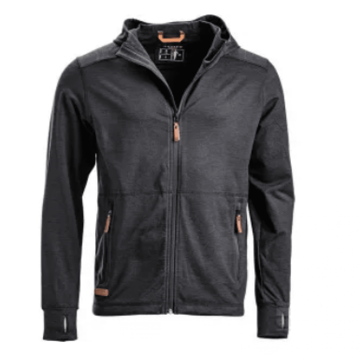 GK/KW5011201811066 Fleecová mikina s kapucňou, tmavosivá, 4XL