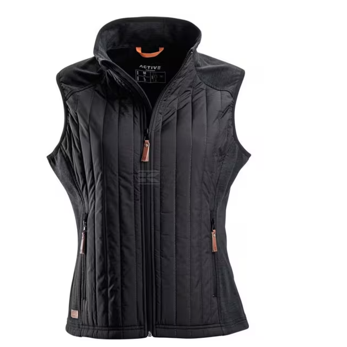 GK/KW5011501911050 Dámska hybridná flís.vesta, tmavosivá, veľ.M