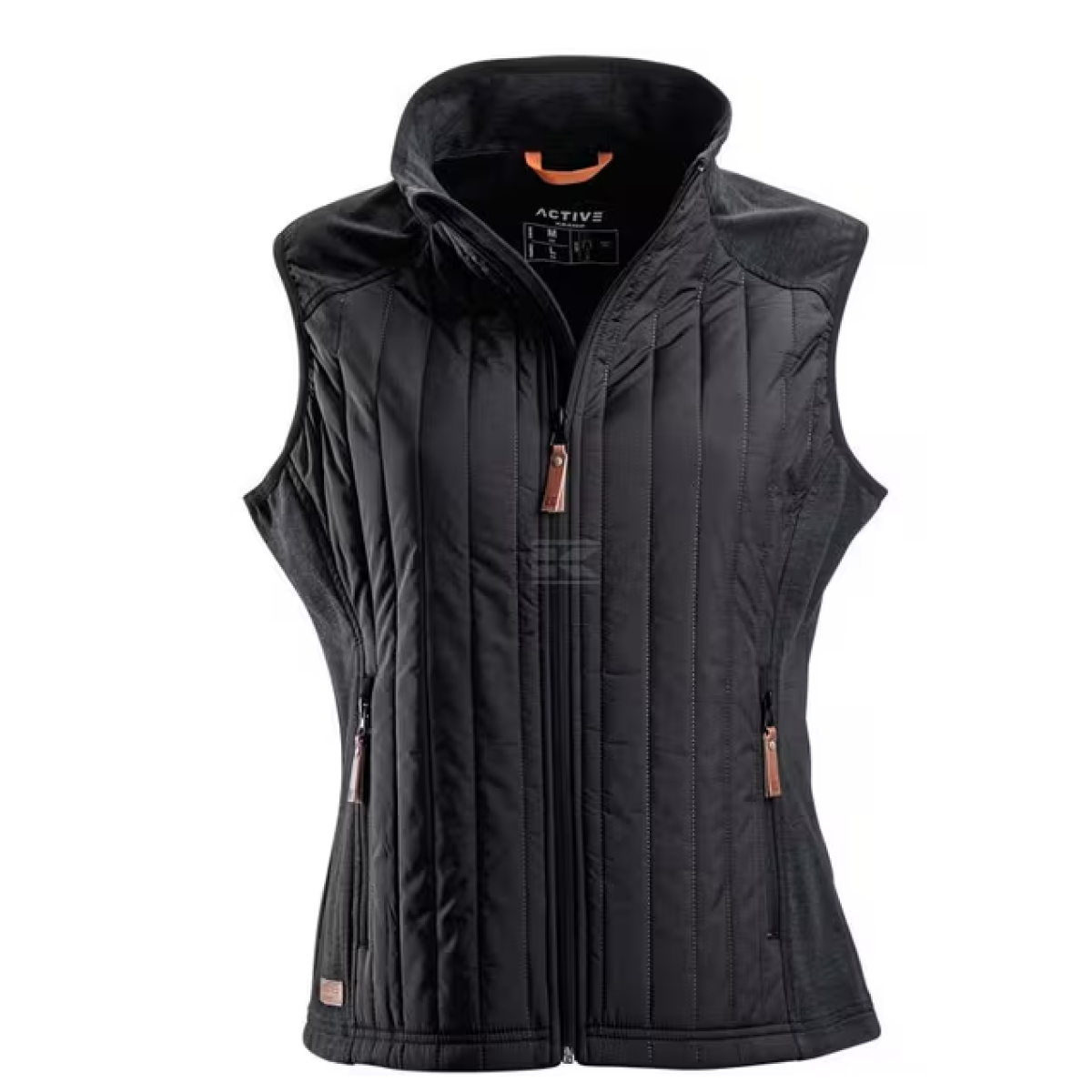 GK/KW5011501911054 Dámska hybridná flís.vesta, tmavosivá, veľ.L