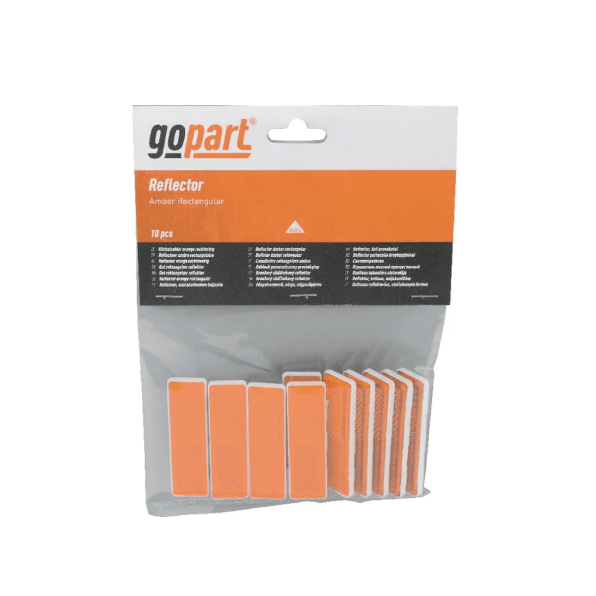 GK/LA75008 Reflektor oranžový obdĺžnikový