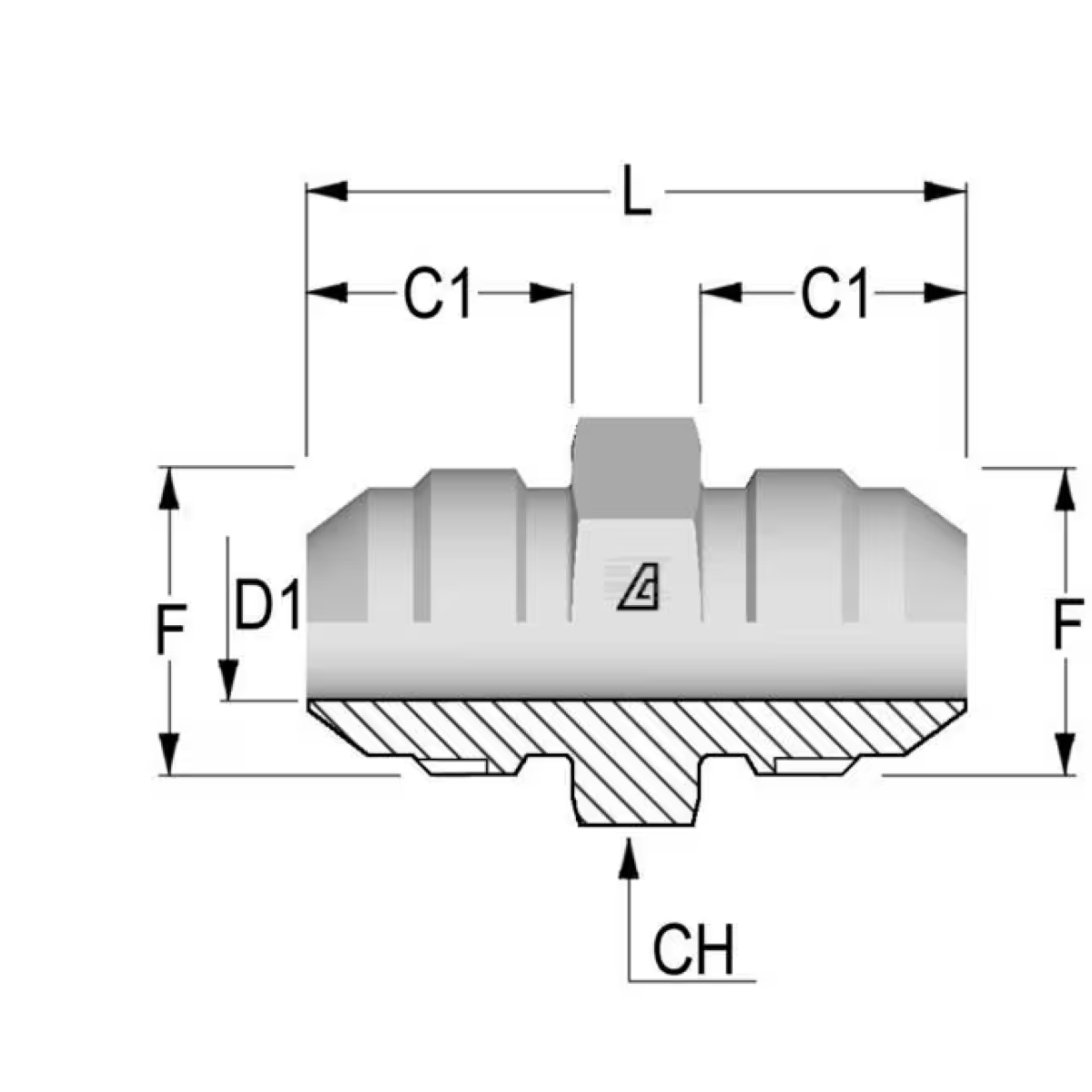 GK/R09 Dvojitá vsuvka 9/16 UNF