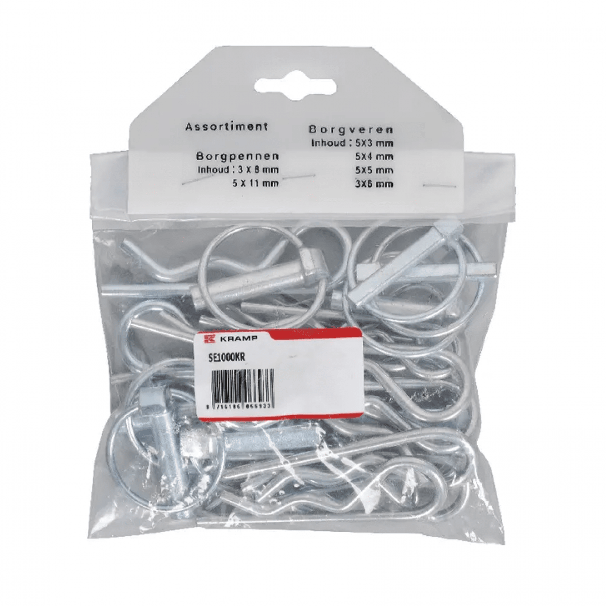 GK/SE1000KR Sada závlačok a kolíkov