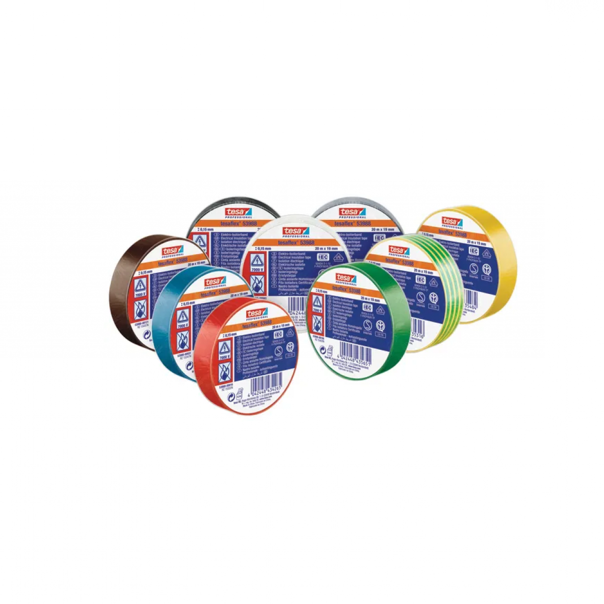 GK/T539880007600  Elektroiz.PVC páska, žlto-zelená, 10mx15m