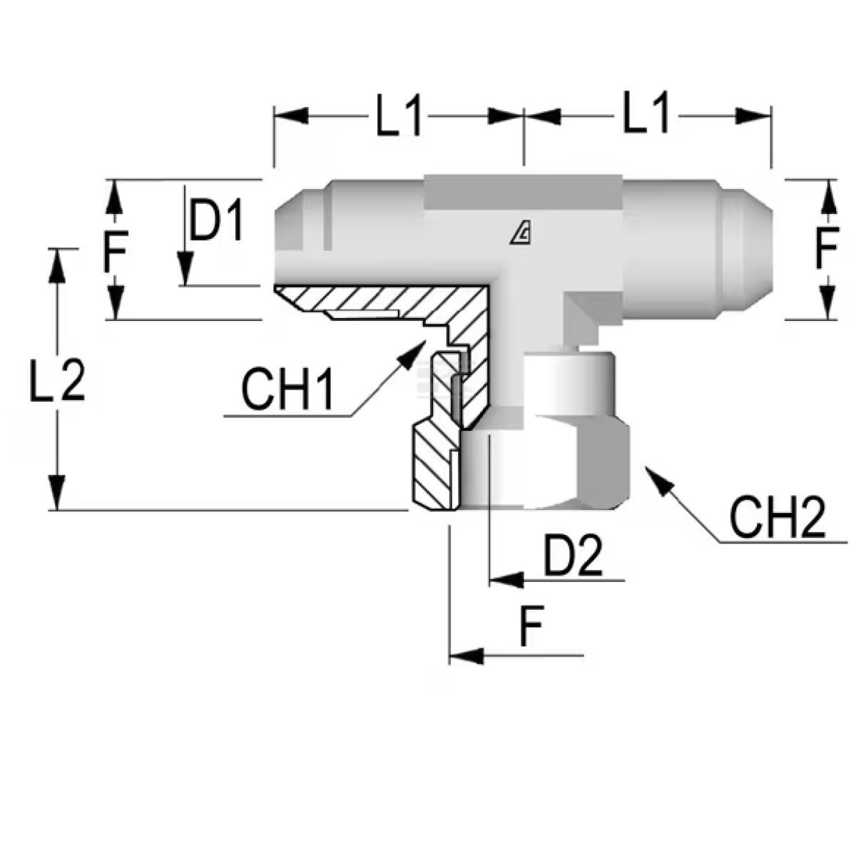 GK/TOU09 Skrutkový spoj T 9/16 UNF