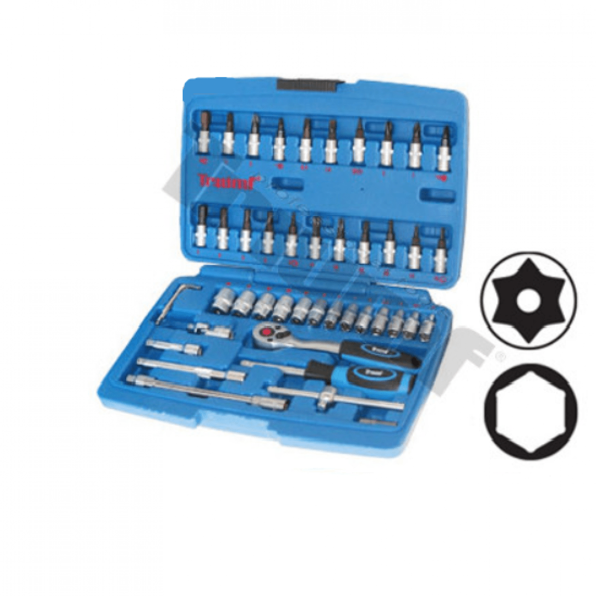 Gola sada 1/4" 46 dielna  12302