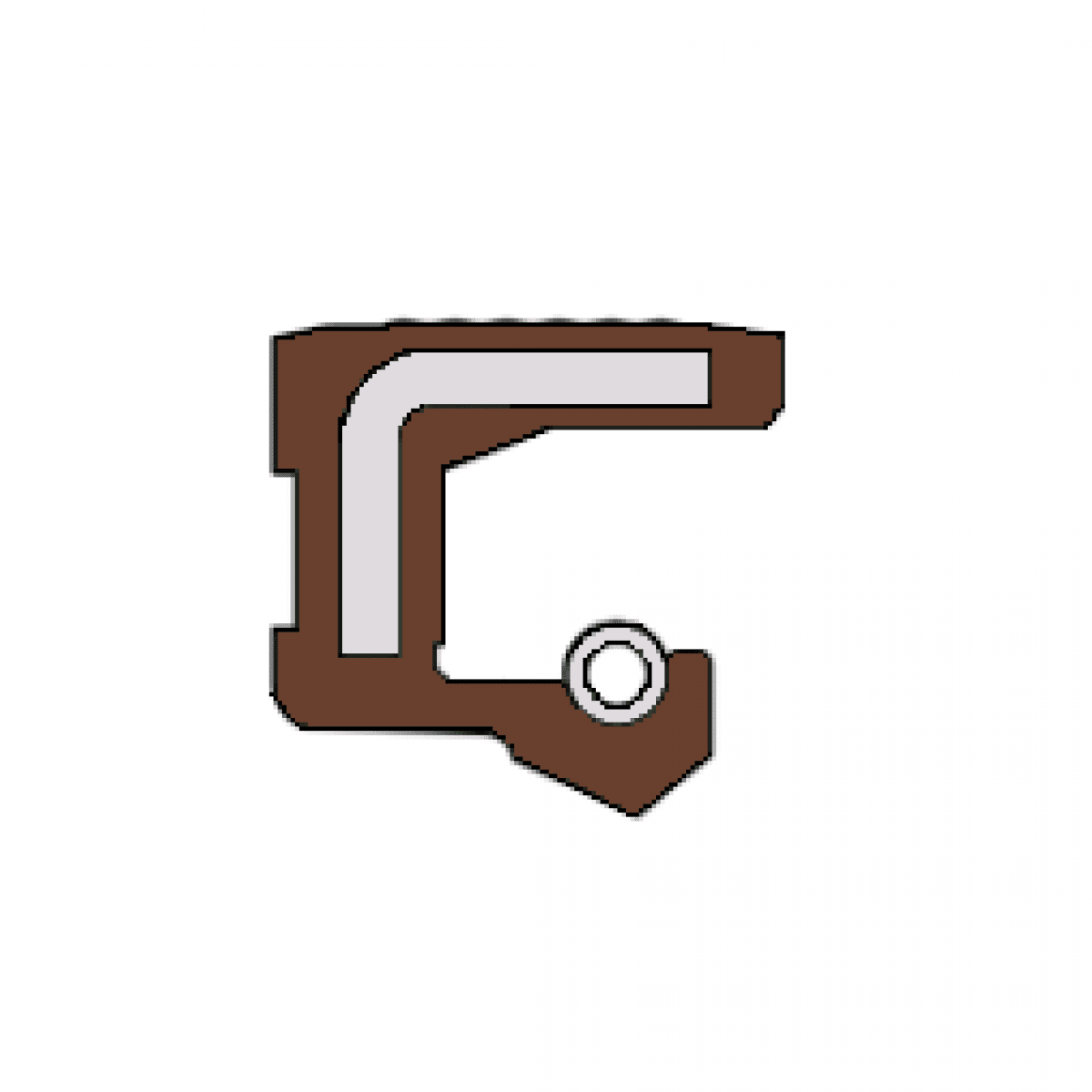 Gufero G 25-37-7 FKM