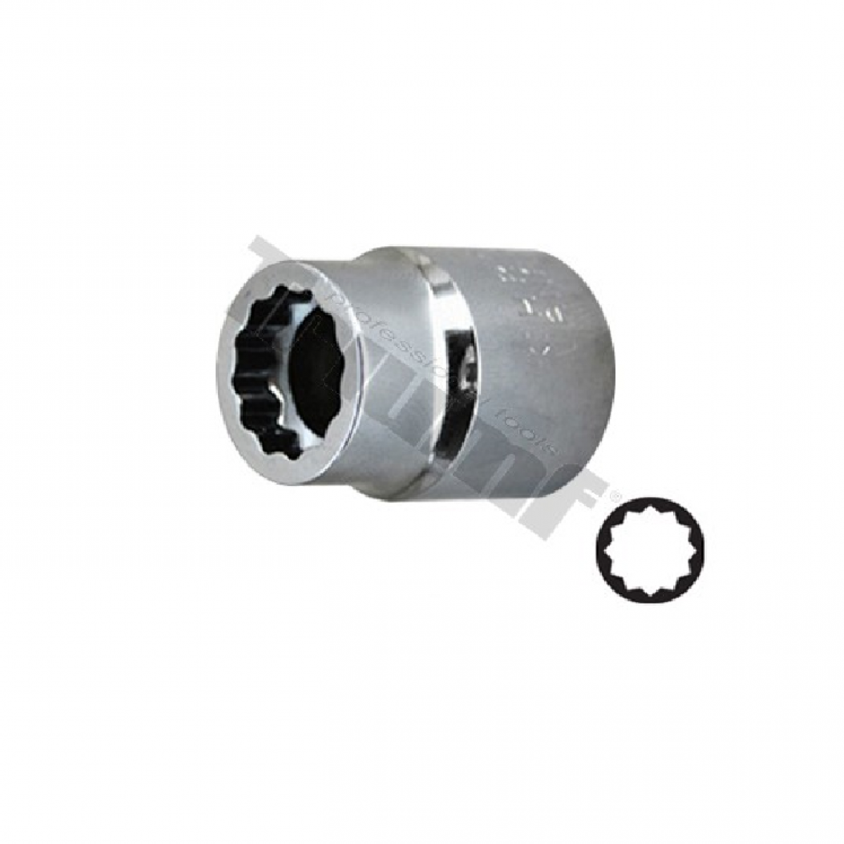 Hlavica 10mm 1/2" nízky profil 24878