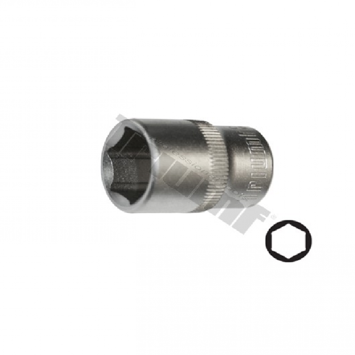 Hlavica 13mm 1/4" profil 6-hran 28657