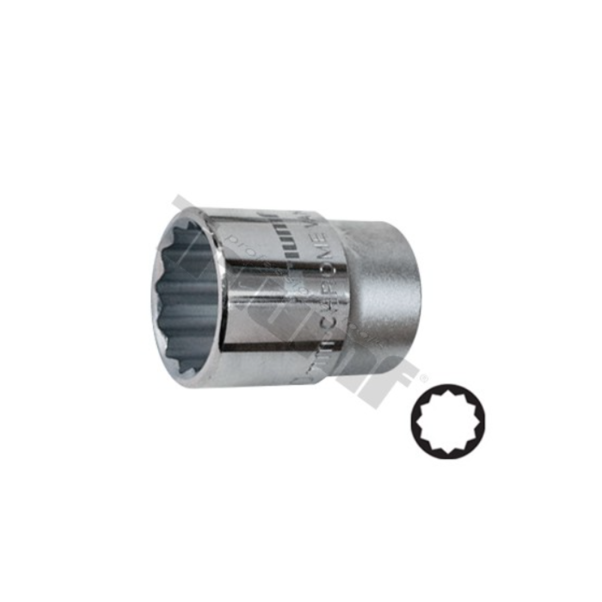 Hlavica 32mm 3/4" profil 12hran 2928