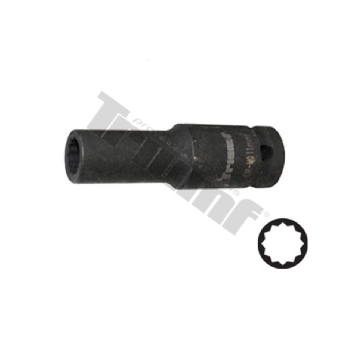 Hlavica kovaná 30x85mm, 1/2",12-hran predĺžená 4387