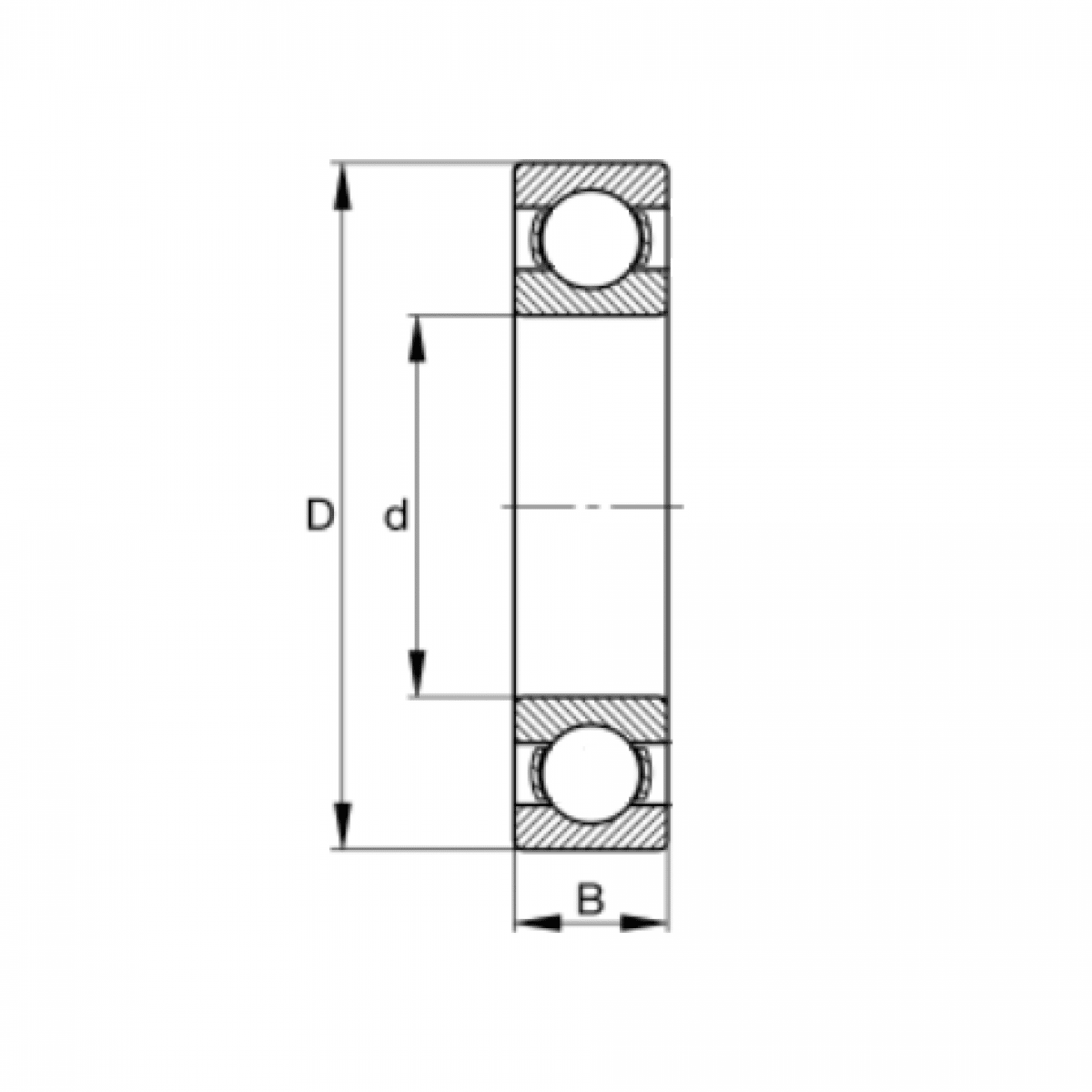 Ložisko 16038 - SKF