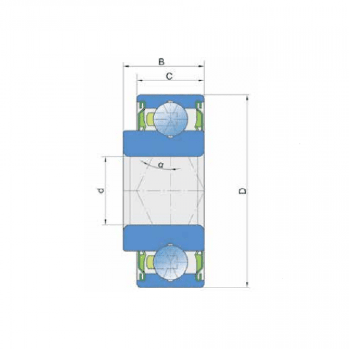 Ložisko 204 PY3  (PER.BB204RRP3) - SKF, PEER