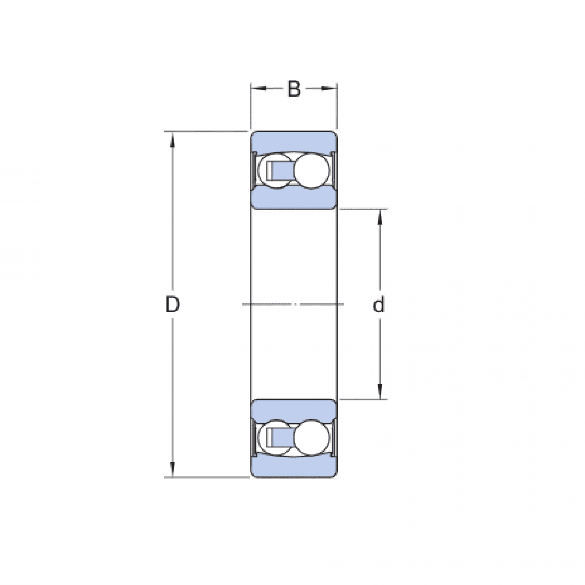 Ložisko 2210 E-2RS1TN9 - SKF