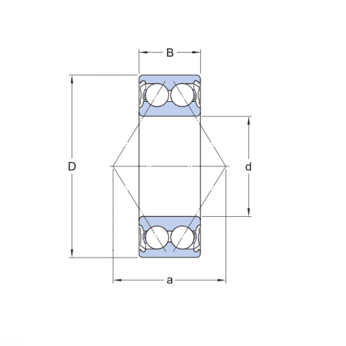 Ložisko 3204 A 2RS1TN9/MT33 - SKF