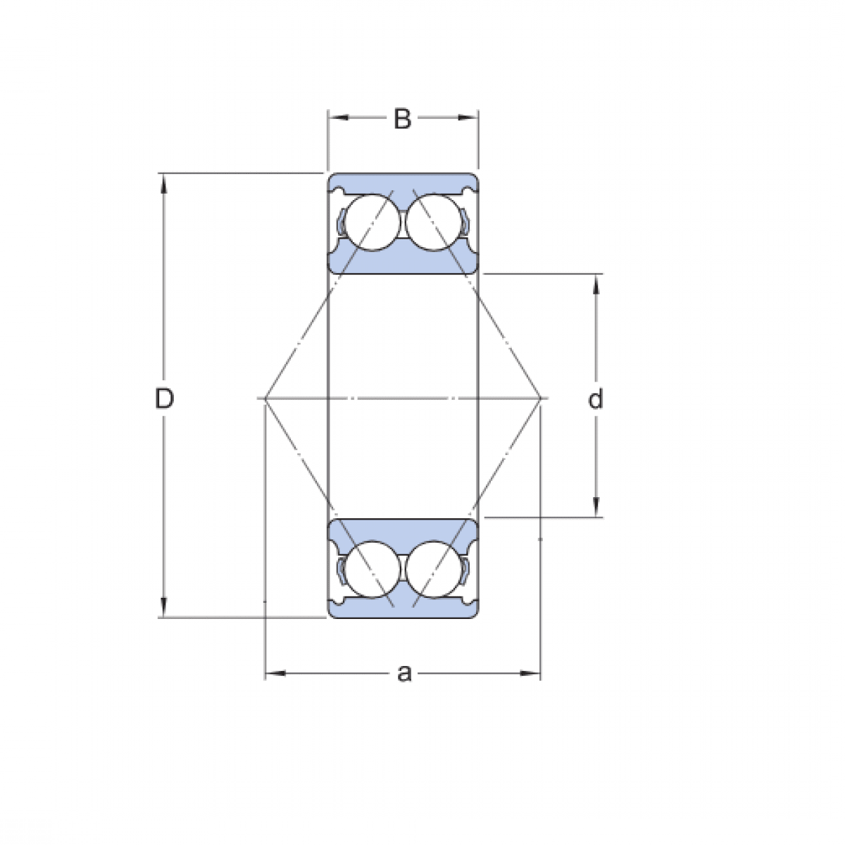 Ložisko 3207 A - SKF