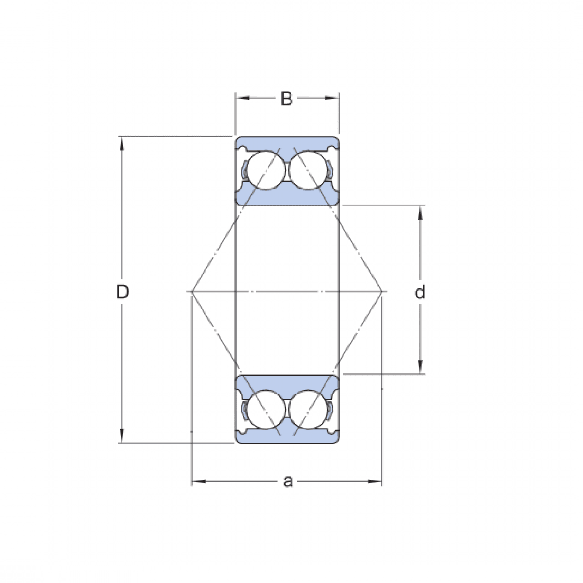 Ložisko 4204 B TVH- FAG