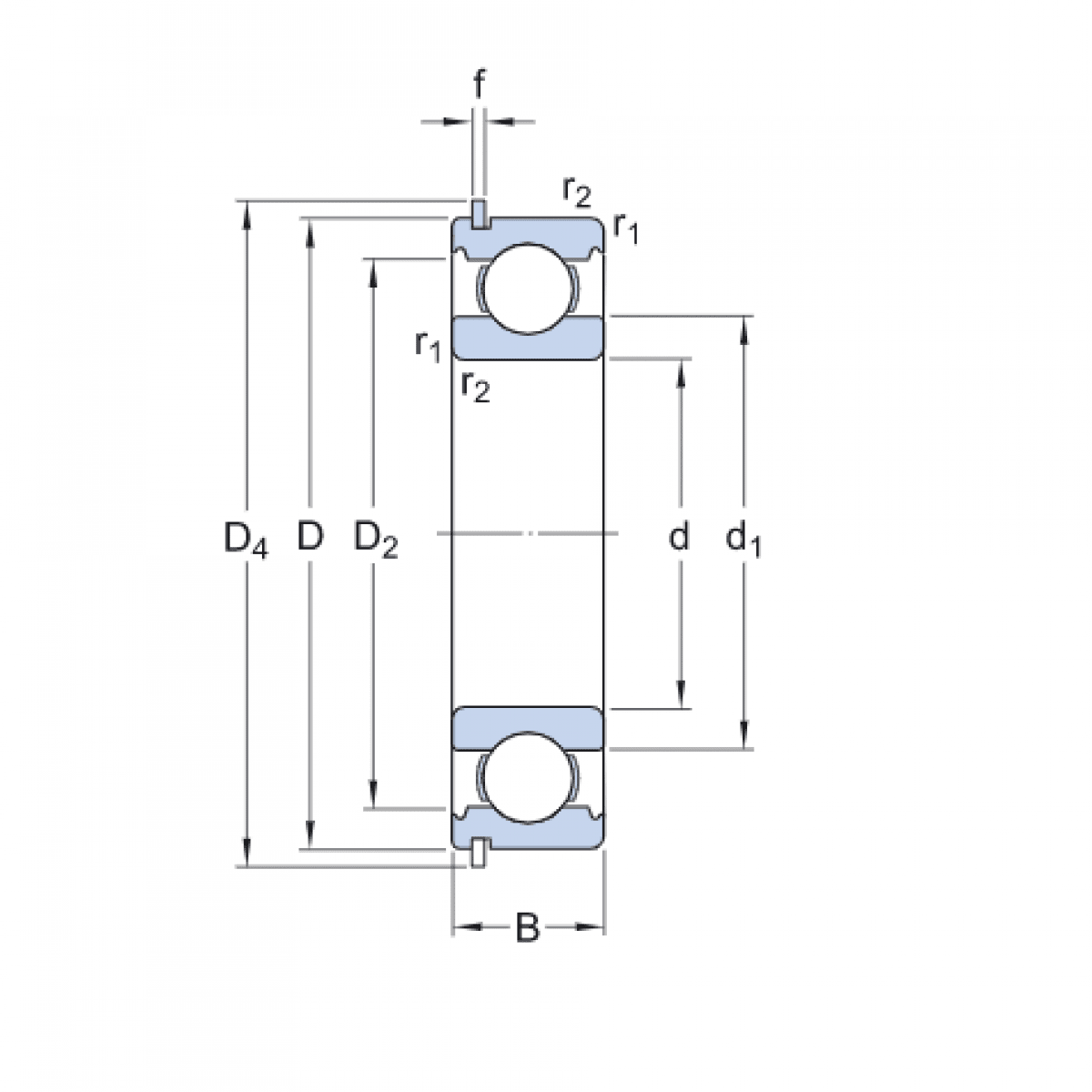 Ložisko 6007 NR C3 - SKF