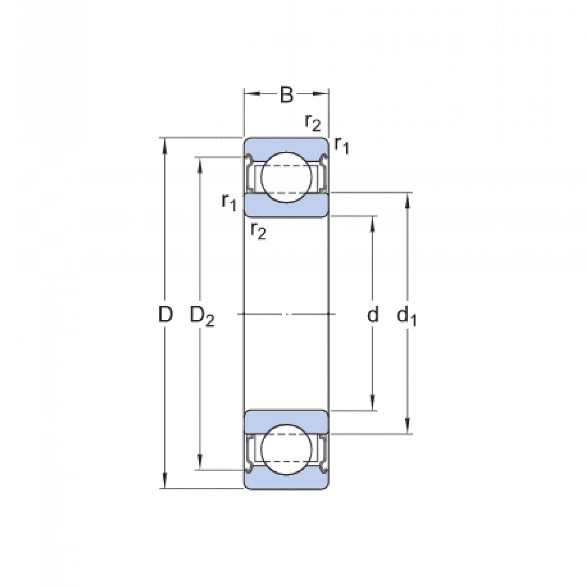 Ložisko 6010 BHTS-ZZ-GR-CG (350°C) BECO