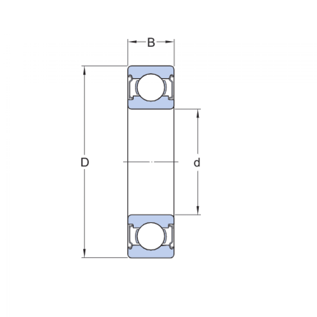 Ložisko 604 2RS - KBS