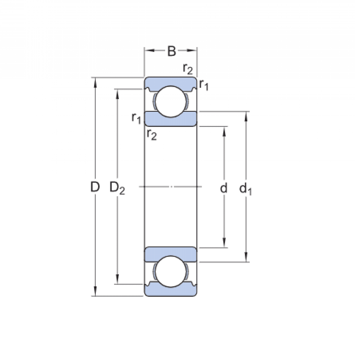 Ložisko 6403 - SKF