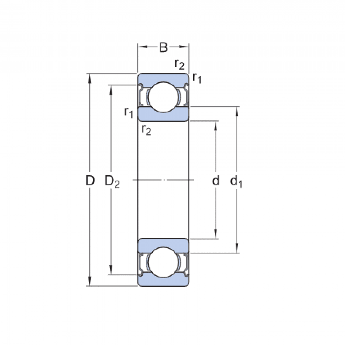 Ložisko 6403 2RS1 - SKF