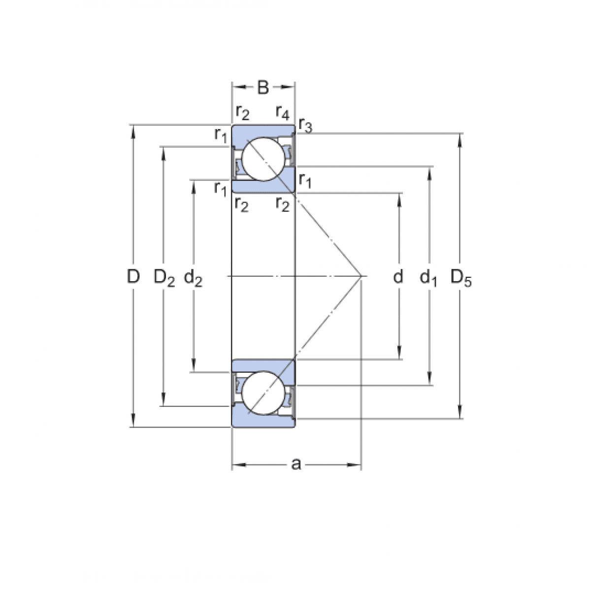 Ložisko 7205 BE 2RZP - SKF