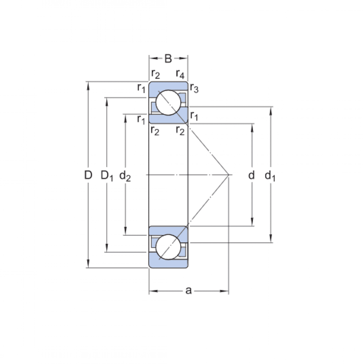 Ložisko 7214 BECBM - SKF