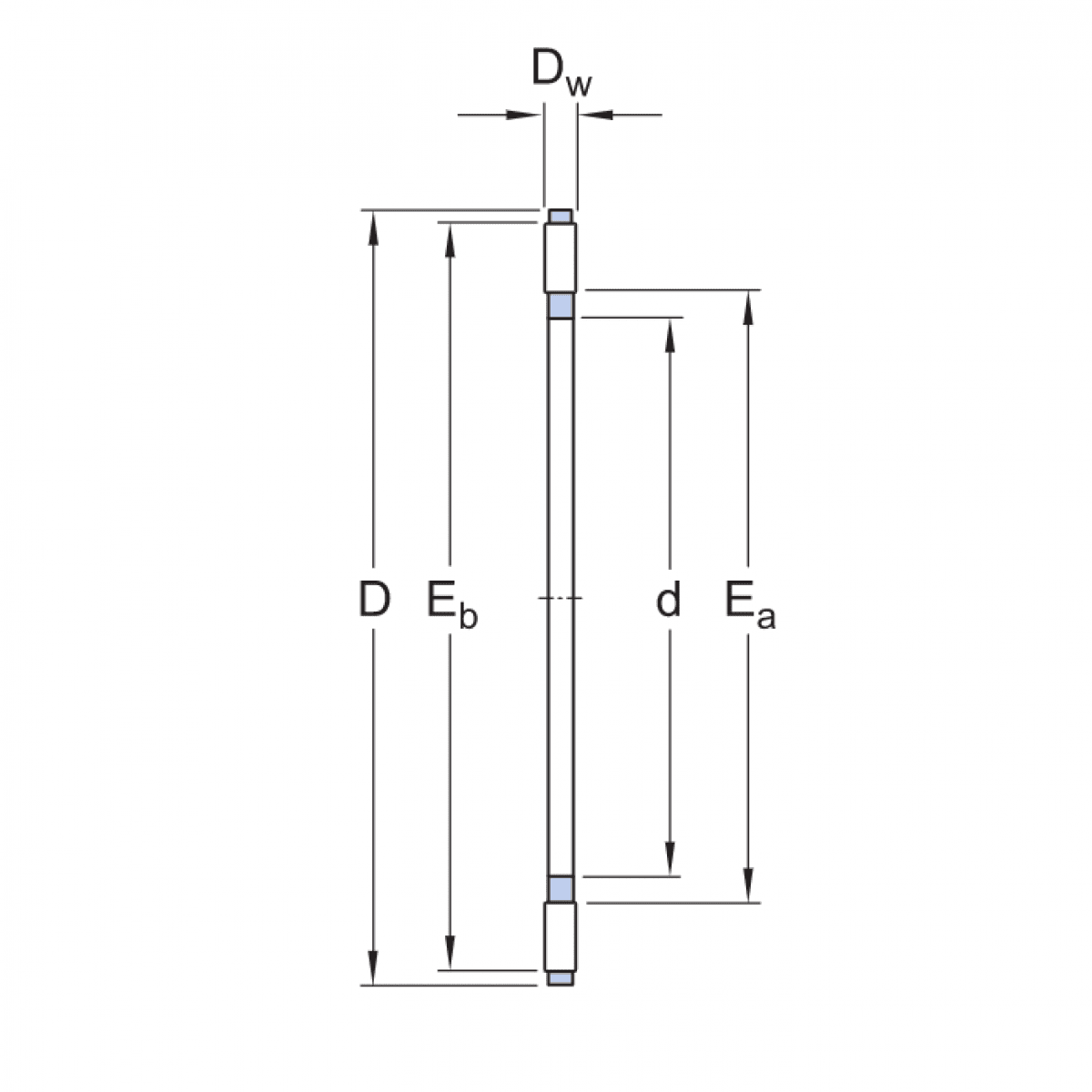 Ložisko AXK 2035 - KOYO