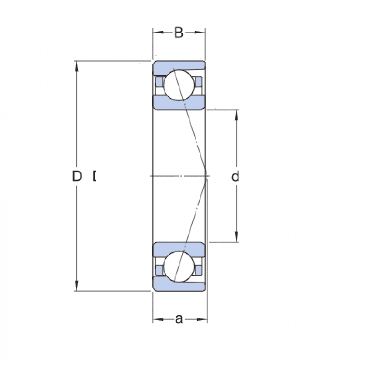 Ložisko B71928 CDGA P4A / SKF