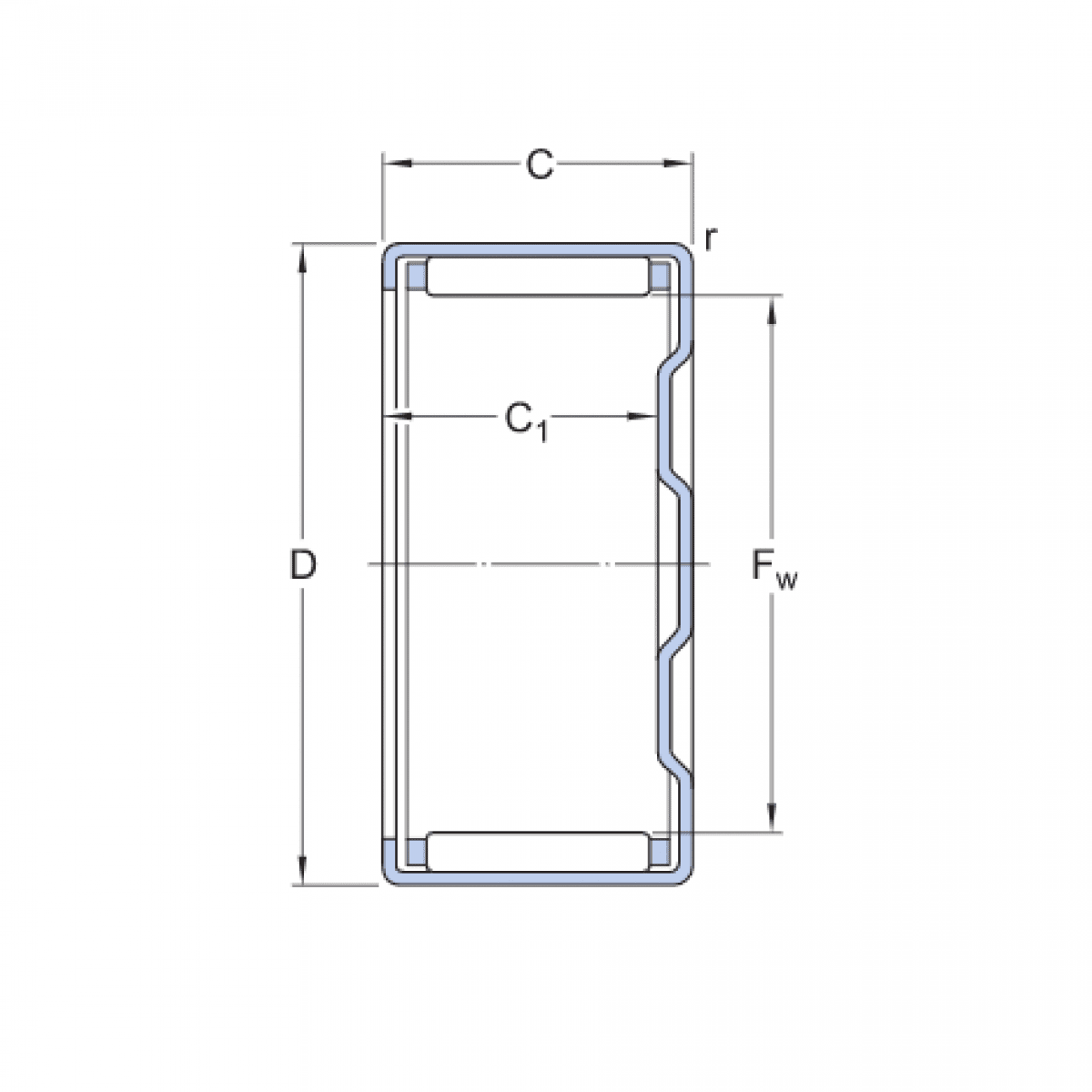 Ložisko BK 1212 / INA