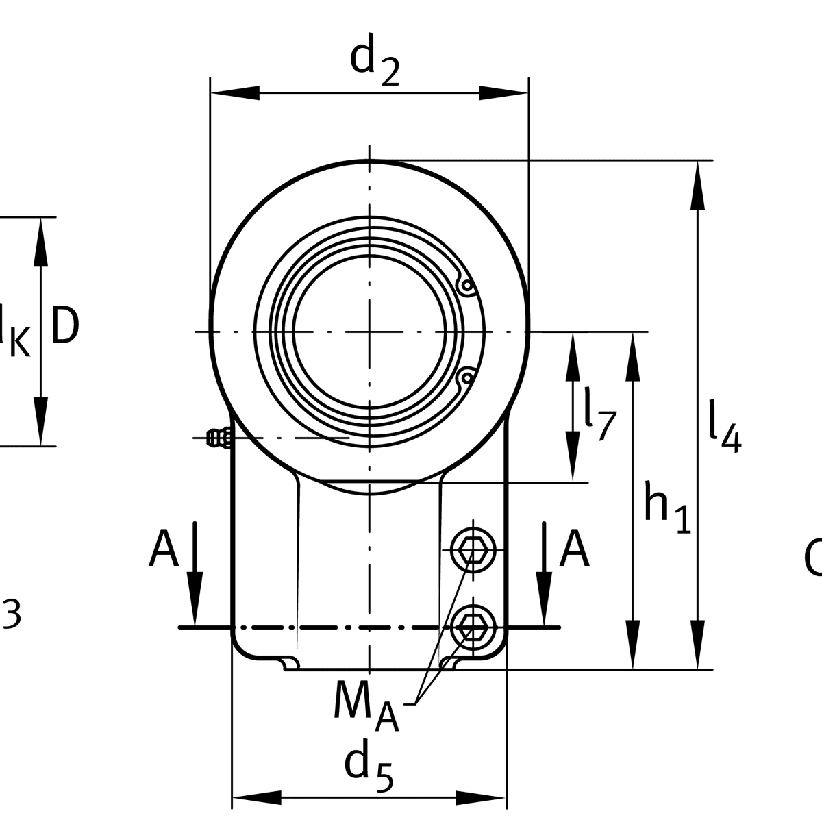 Ložisko GIHNRK50-LO-B - INA