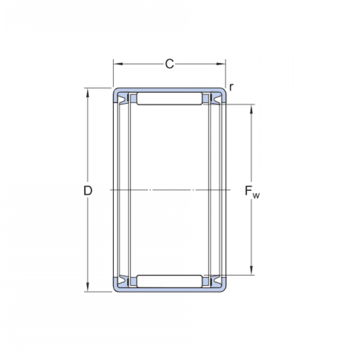 Ložisko HK 1216 2RS - SKF