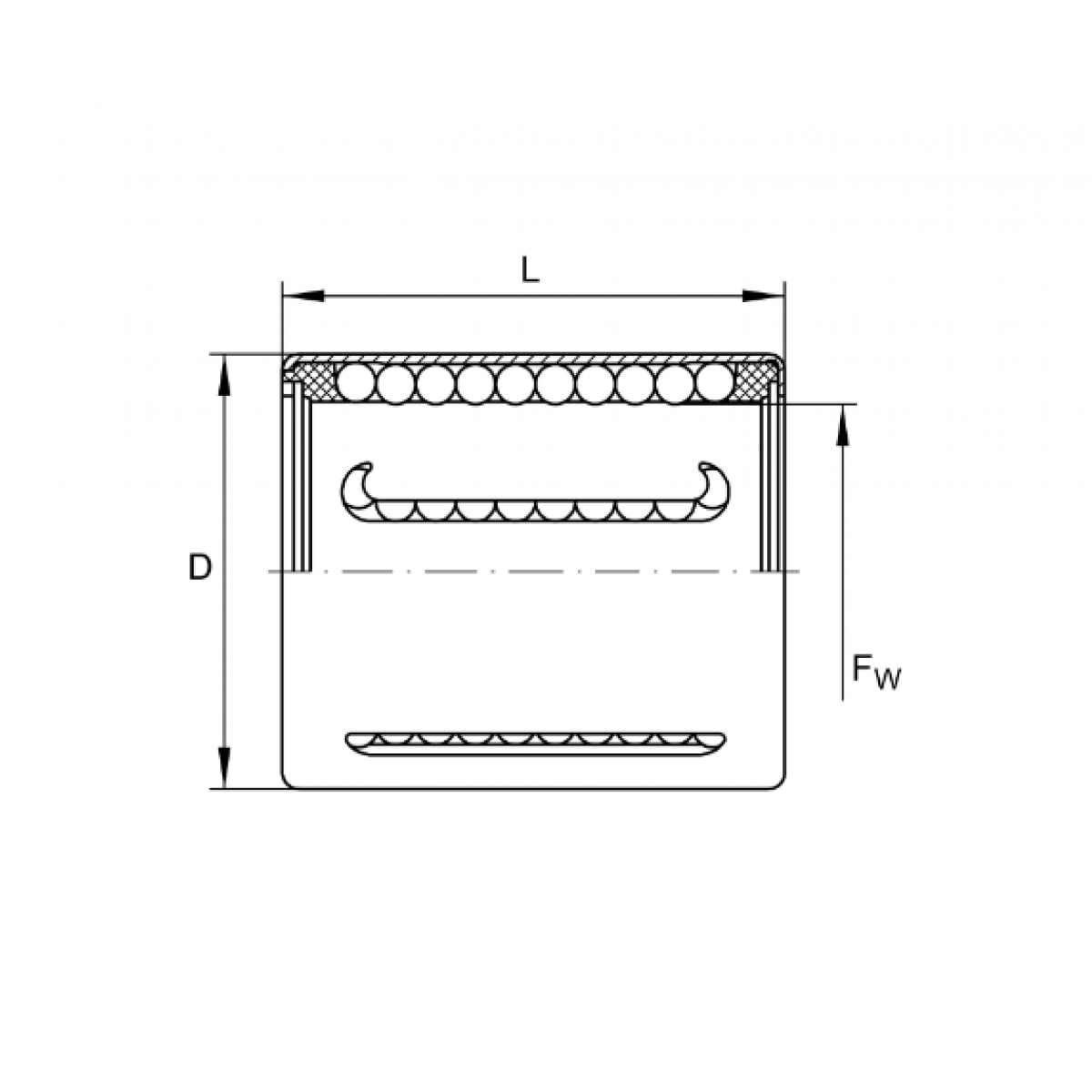 Ložisko KH 3050 PP - KBS