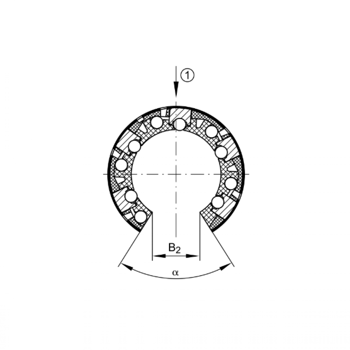 Ložisko KNO 30 B-PP - INA