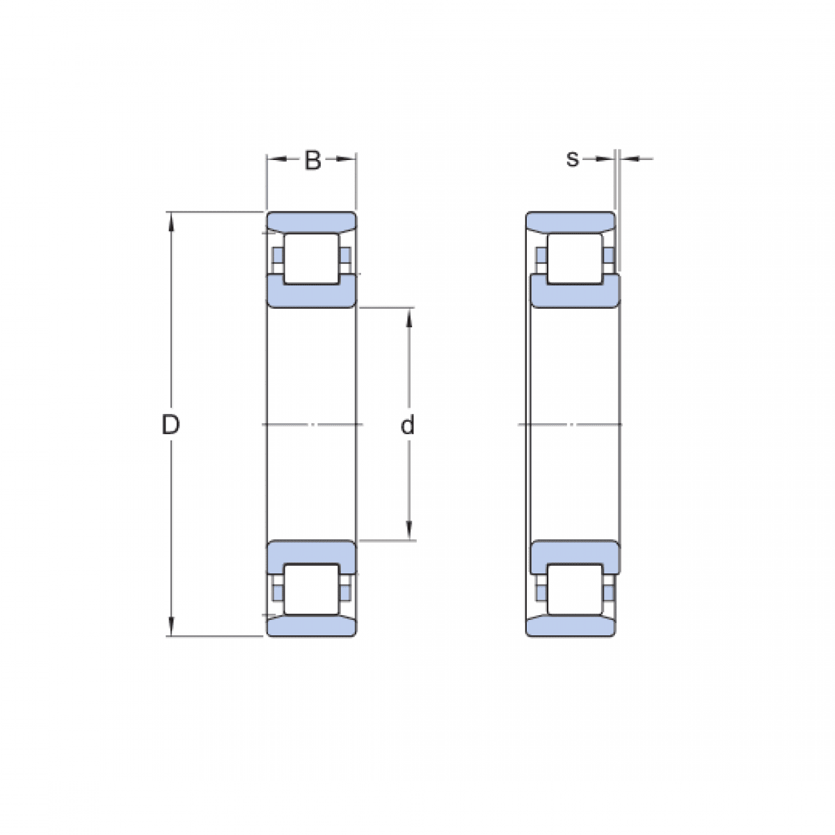 Ložisko N 307 - ZKL