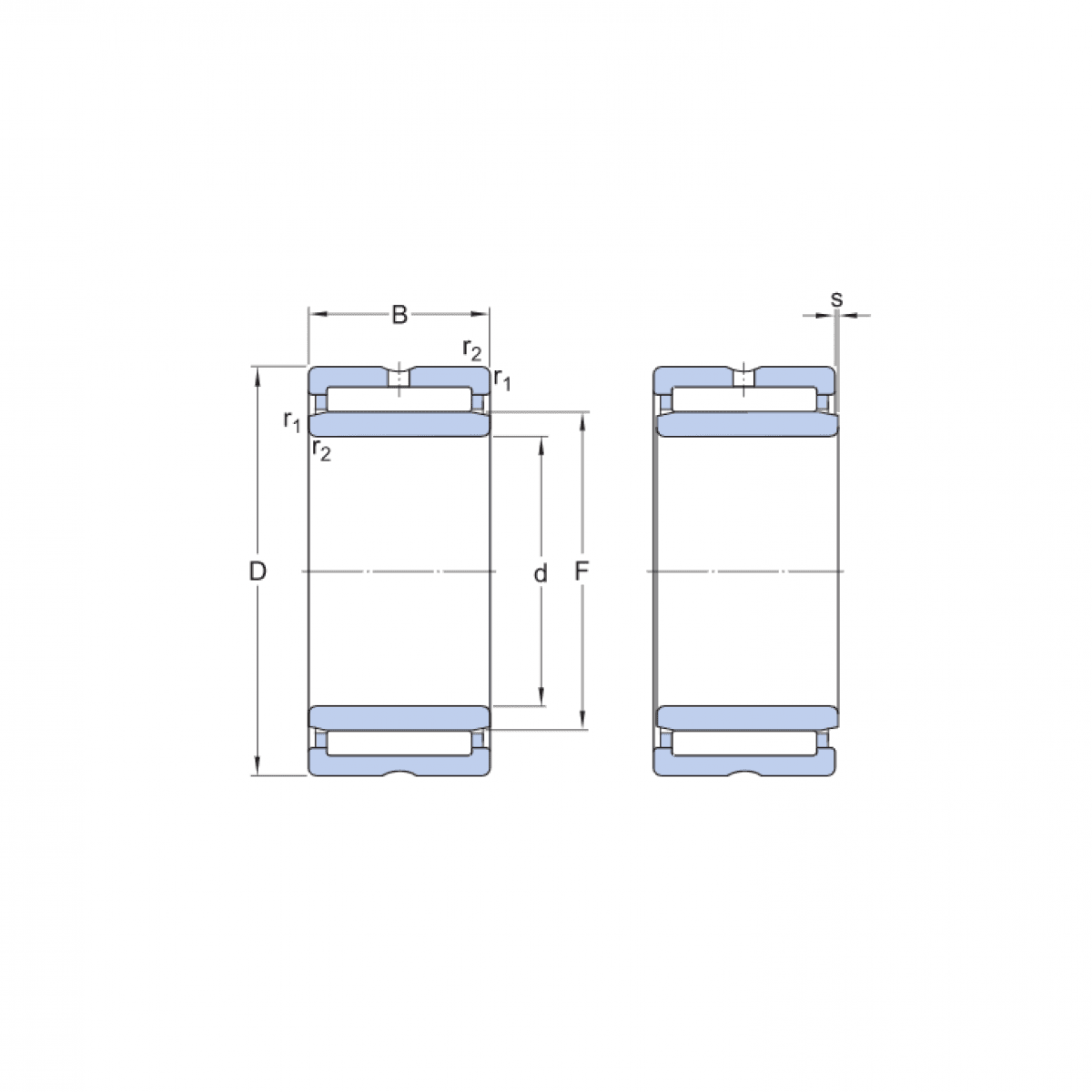Retaz 20 B1 AGRI SKF  (1''1/4 X 3/4'')