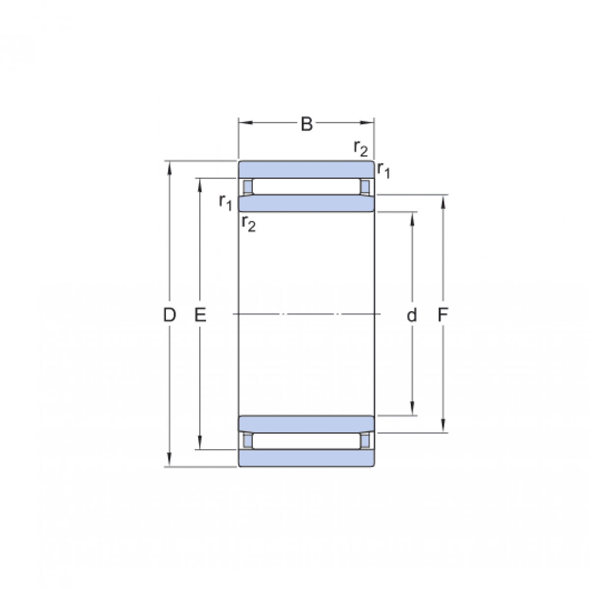 Ložisko NAO 25x42x16 - NEU