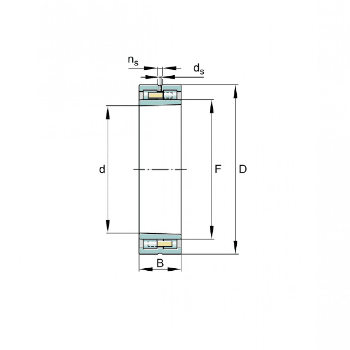 Ložisko NNU 4928 KP51 - DKF