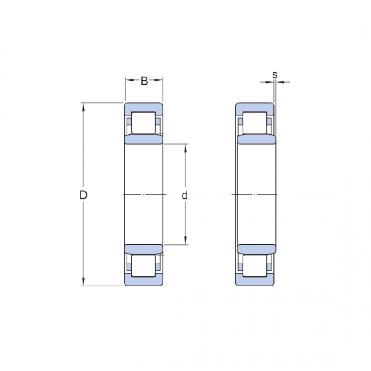 Ložisko NU 2226 ECP - SKF
