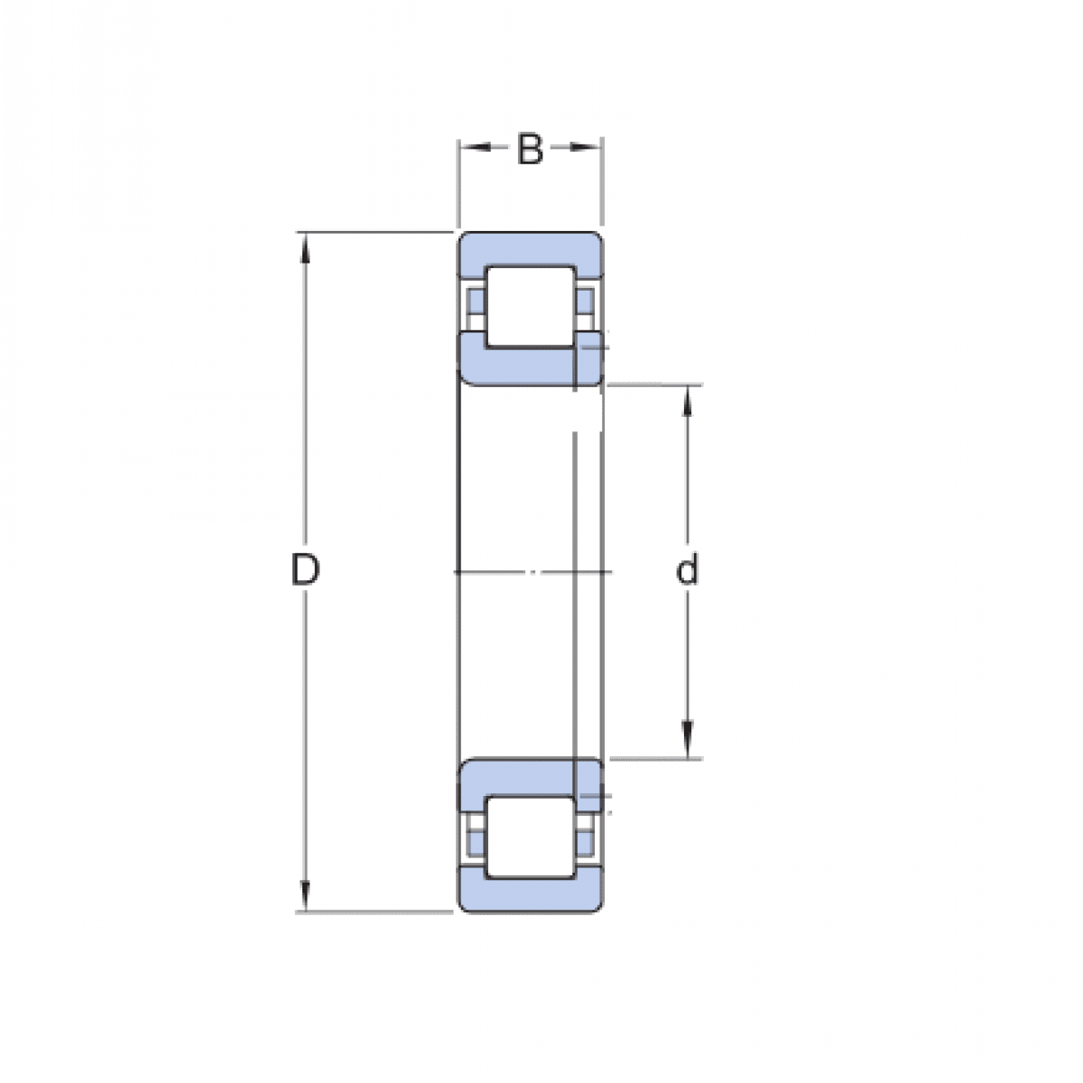 Ložisko NUP 2215 ECP - SKF