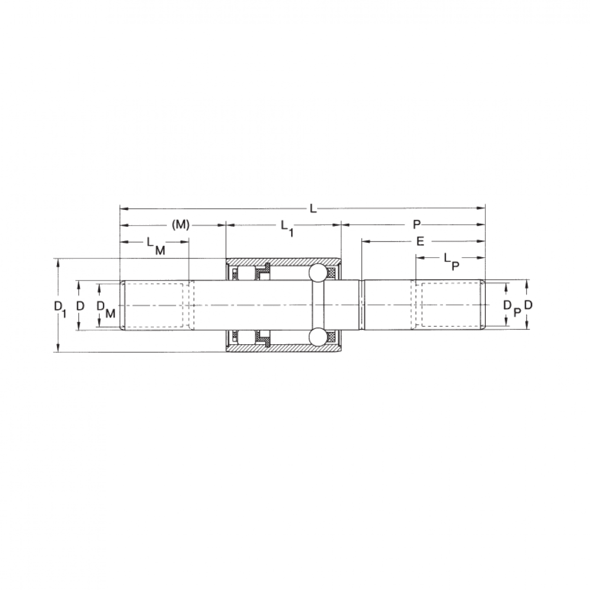 Ložisko PLC 75-1 /R 101/
